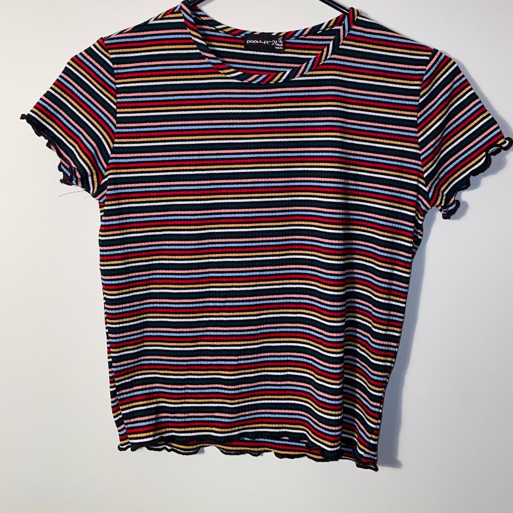 Short Sleeve Striped Shirt